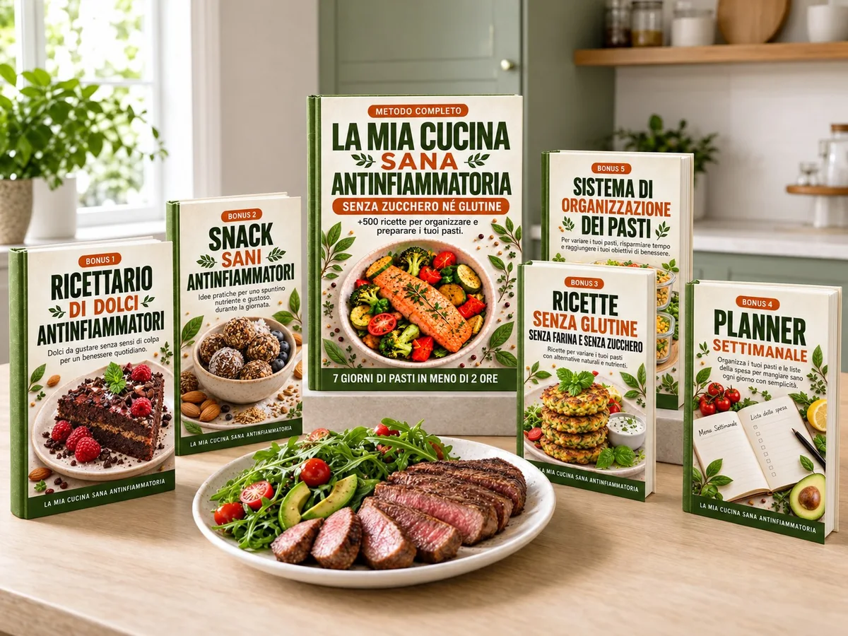 Ricettario La Mia Cucina Sana con i bonus in cucina